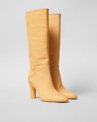 TUBE HIGH BOOT IN CALFSKIN - ORME -  - 2 | CELINE