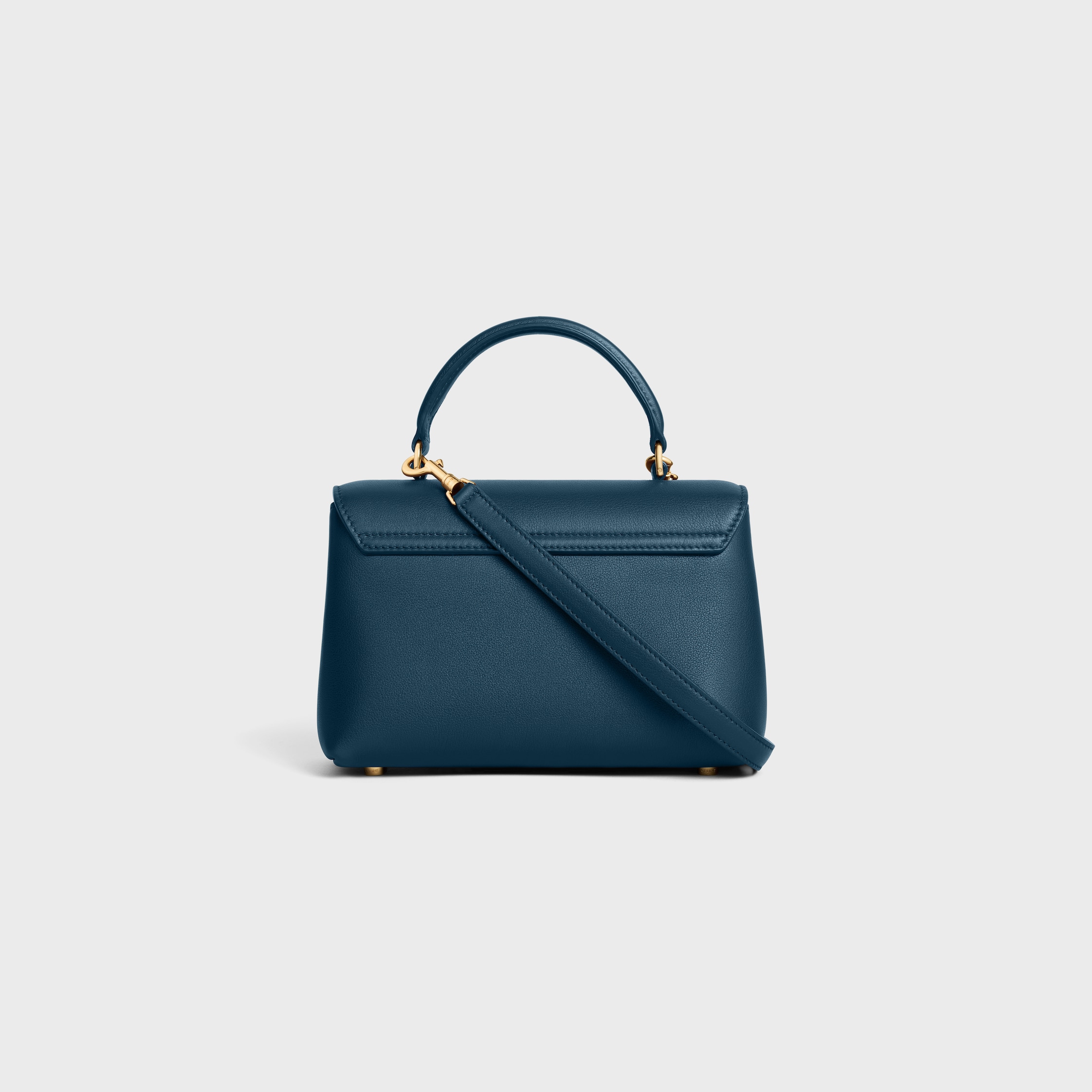 TEEN NINO BAG IN SUPPLE GRAINED CALFSKIN - TEAL BLUE | CELINE