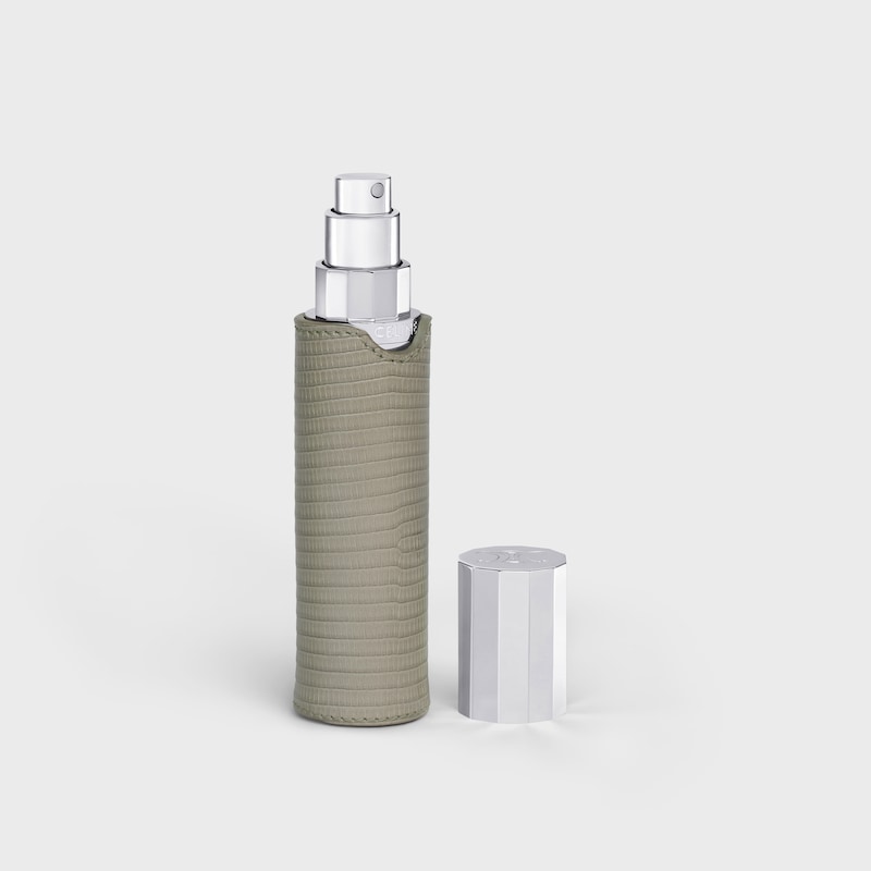 Bauletto da viaggio Spray in pelle di lucertola - VERDE ARGILLA - FRAGRANZE - 1 | CELINE
