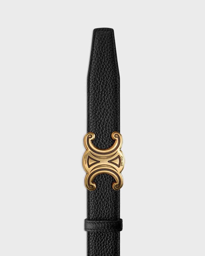 Reversible Strap 30MM IN Smooth and Grained Calfskin -  -  - 1 | CELINE