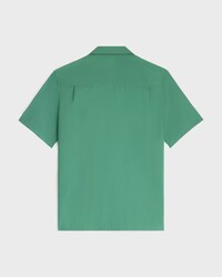 bowling shirt IN COTTON AND LINEN CLOTH - CHLOROPHYLL -  - 2 | CELINE