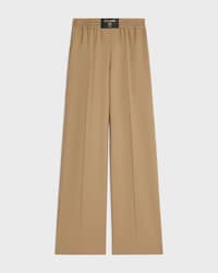 trousers IN wool twill - CAMEL -  - 1 | CELINE