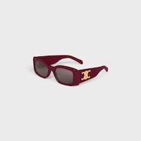 Triomphe XL 01 sunglasses in Acetate - BURGUNDY -  - 2 | CELINE