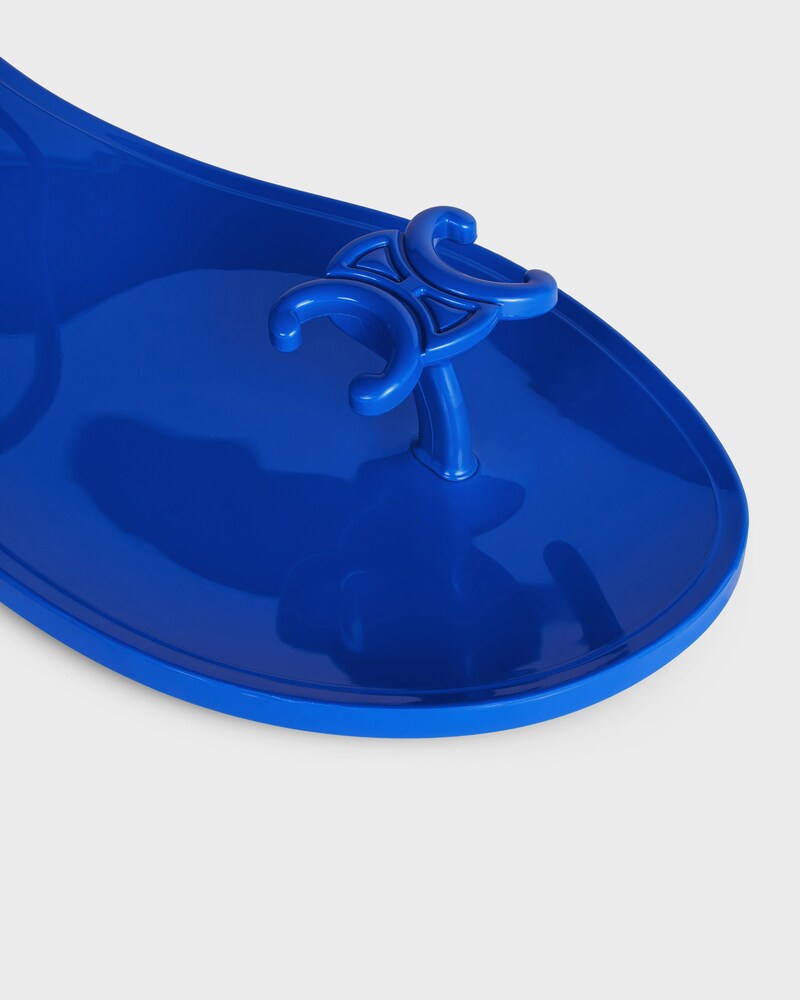 JELLY BAY SANDAL IN ECO CERTIFIED PVC - ULTRA BLUE -  - 1 | CELINE