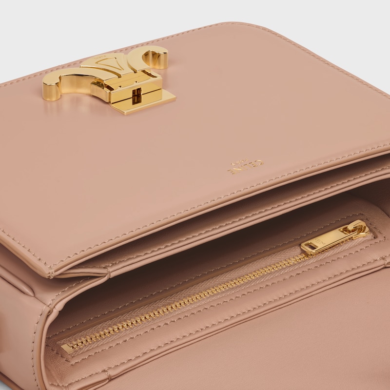 TEEN TRIOMPHE BAG IN shiny calfskin - SOFT PEACH - TRIOMPHE - 1 | CELINE