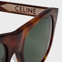 Black Frame 65 sunglasses in Acetate - CLASSIC HAVANA -  - 2 | CELINE