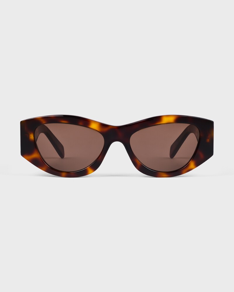 Triomphe 15 Sunglasses in Acetate - DARK HAVANA -  - 1 | CELINE