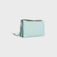 TRIO FLAP IN Smooth Lambskin - POWDER BLUE - CROSS-BODY BAGS - 2 | CELINE