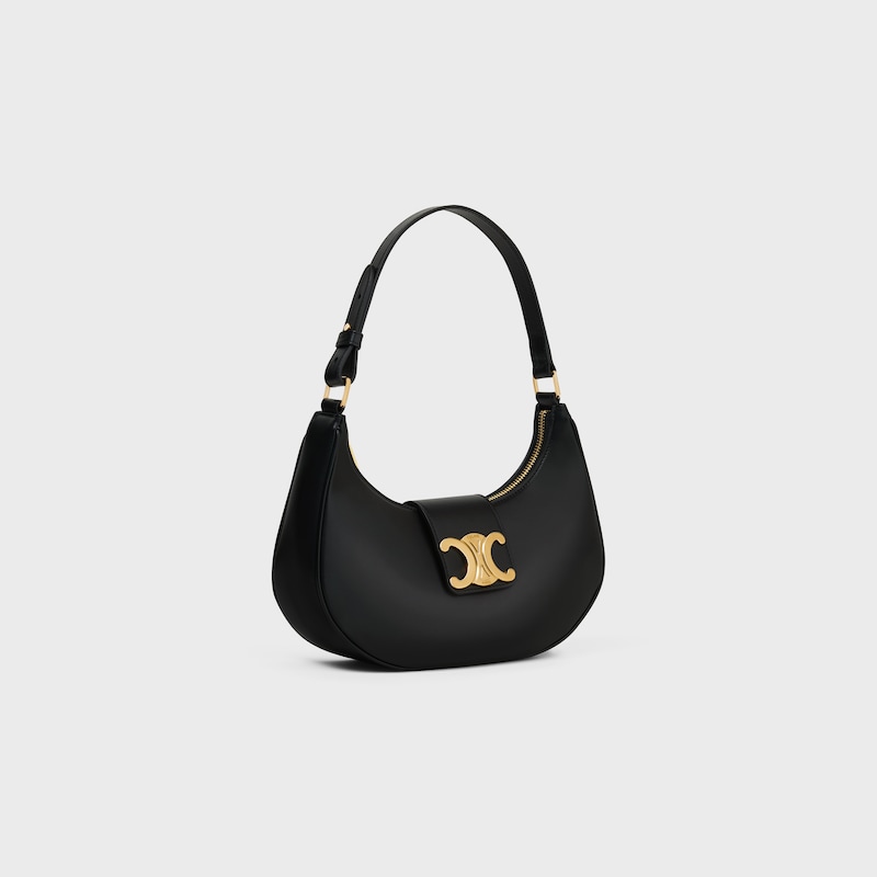MEDIUM AVA TRIOMPHE BAG IN smooth Calfskin - BLACK - ESSENTIAL GIFTS - 1 | CELINE