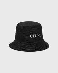 bucket hat IN Raffia - BLACK -  - 2 | CELINE