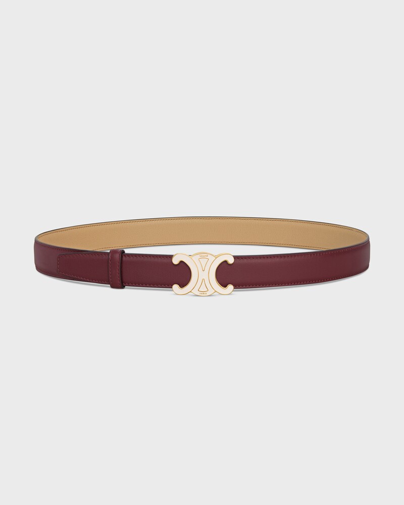 Reversible Strap 25MM IN Smooth and Grained Calfskin -  -  - 1 | CELINE