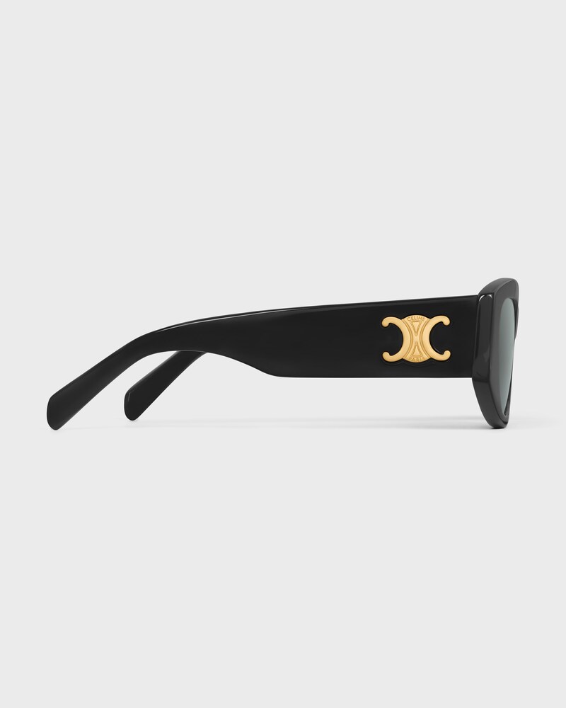 Triomphe 15 Sunglasses in Acetate - BLACK -  - 1 | CELINE