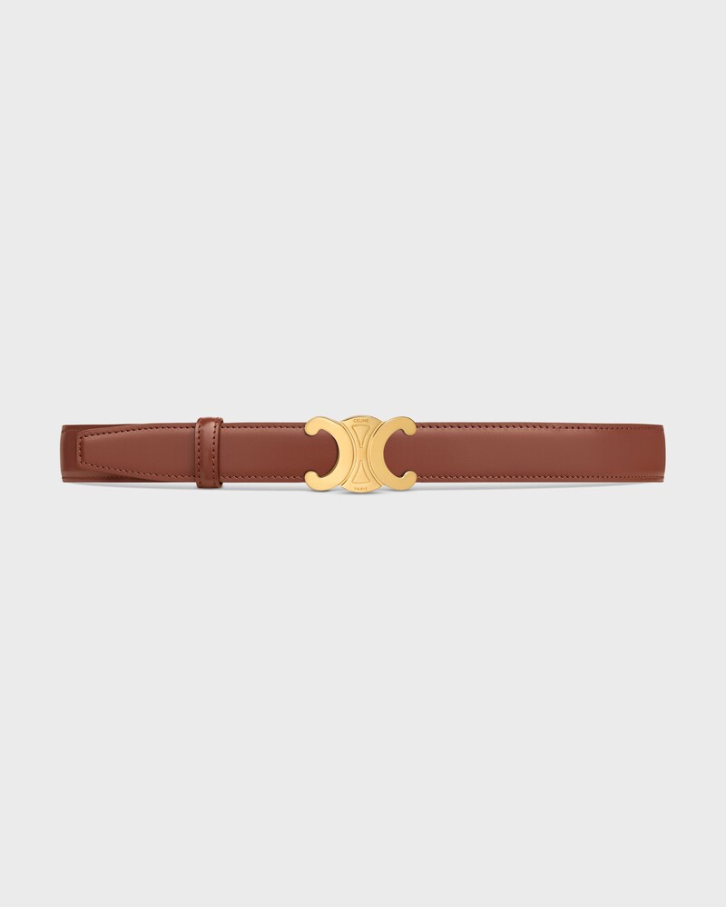 Reversible Strap 25MM IN TAURILLON LEATHER AND CROCODILE EMBOSSED CALFSKIN -  -  - 1 | CELINE