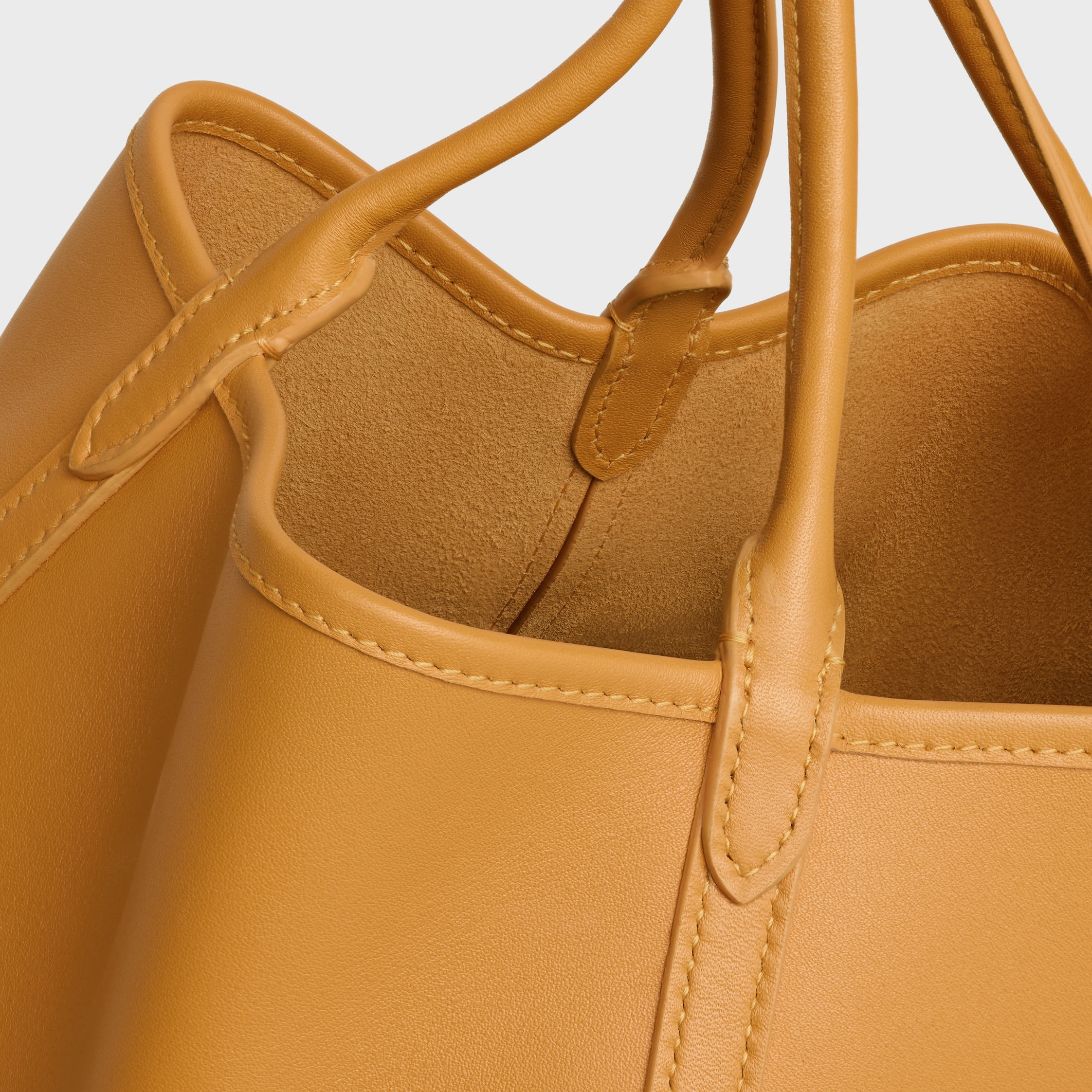 LITTLE DROP BUCKET IN SMOOTH CALFSKIN - MARIGOLD | CELINE