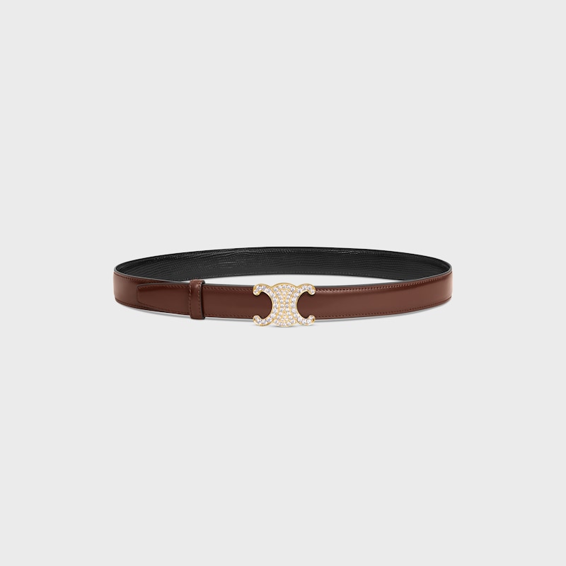 Reversible Strap 25MM IN TAURILLON AND LIZARD EMBOSSED CALFSKIN -  -  - 1 | CELINE