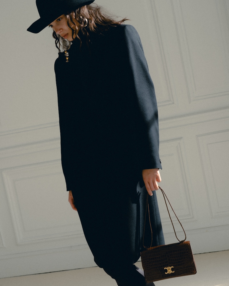LE 17 IN CALFSKIN - BLACK - WOMEN - 1 | CELINE