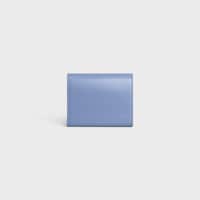 Small Flap Wallet TRIOMPHE IN Shiny calfskin - PURPLE SAGE - WALLETS - 2 | CELINE
