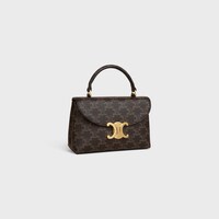 TEEN NINO BAG IN Triomphe Canvas - TAN - CROSS-BODY BAGS - 2 | CELINE