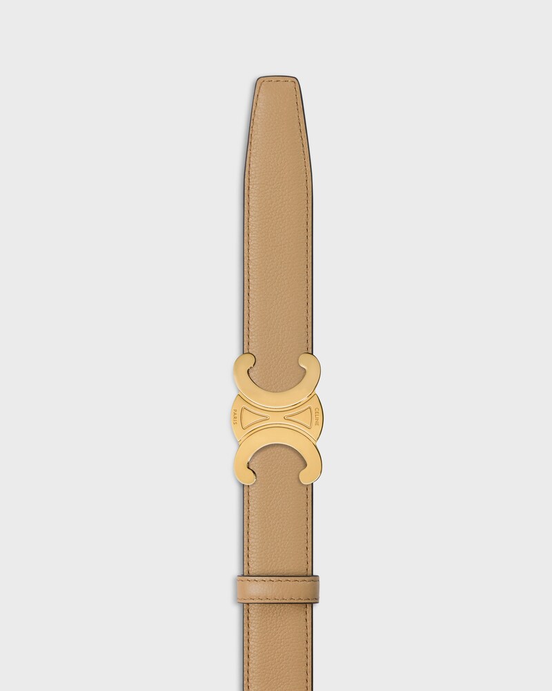 Reversible Strap 25MM IN Smooth and Grained Calfskin -  -  - 1 | CELINE