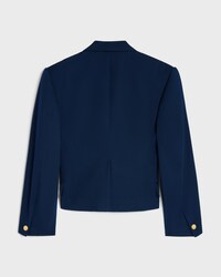colonne blazer IN DIAGONAL WOOL - INK -  - 2 | CELINE