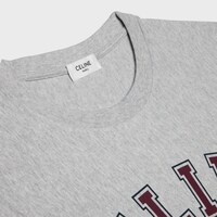 t-shirt IN cotton jersey - VINTAGE GREY MELANGE /  BORDEA -  - 2 | CELINE