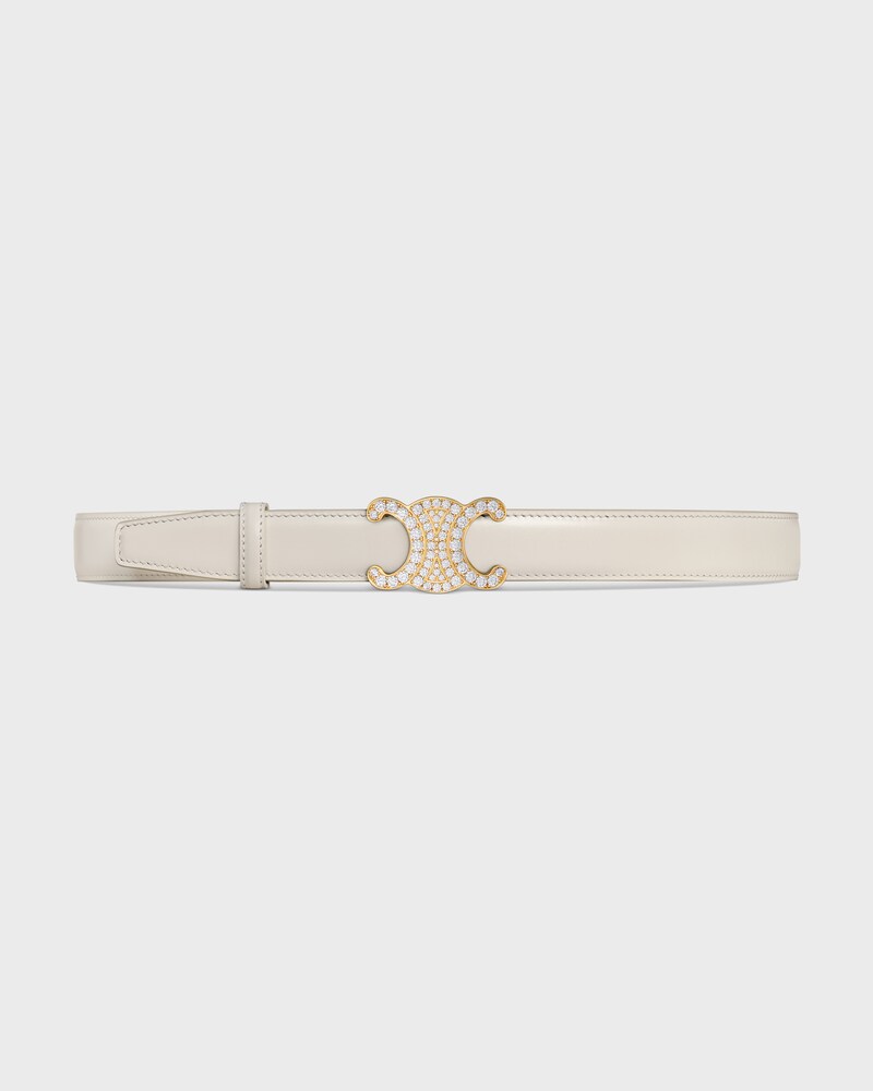 Reversible Strap 25 IN TAURILLON LEATHER & PYTHON EMBOSSED CALFSKIN -  -  - 1 | CELINE