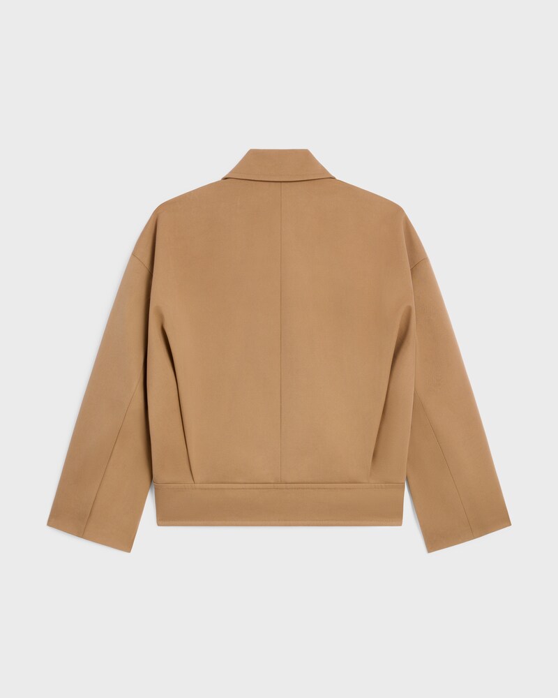 jacket IN cotton wool gabardine - CAMEL -  - 1 | CELINE