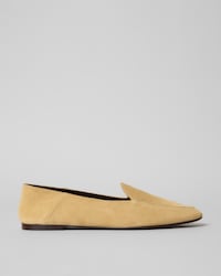 AURA LOAFER IN SUEDE CALFSKIN - STONE BEIGE -  - 1 | CELINE