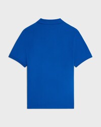 polo shirt IN PIQUE COTTON JERSEY - BLEU KLEIN / RED CERISE -  - 2 | CELINE