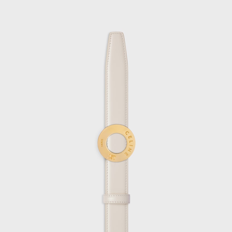 リバーシブルストラップ 25MM / トリヨンレザー＆パイソン型押しカーフスキン -  -  - 1 | CELINE