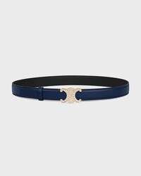 Reversible Strap 25MM IN Smooth and Grained Calfskin -  -  - 1 | CELINE