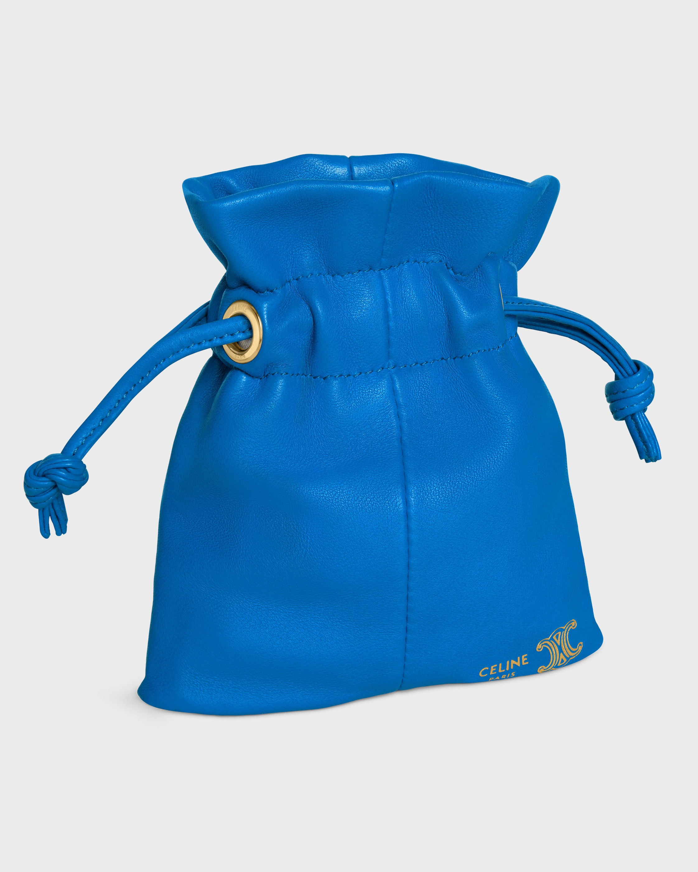 MICRO CRYSTAL POUCH IN SMOOTH LAMBSKIN - ULTRA BLUE | CELINE