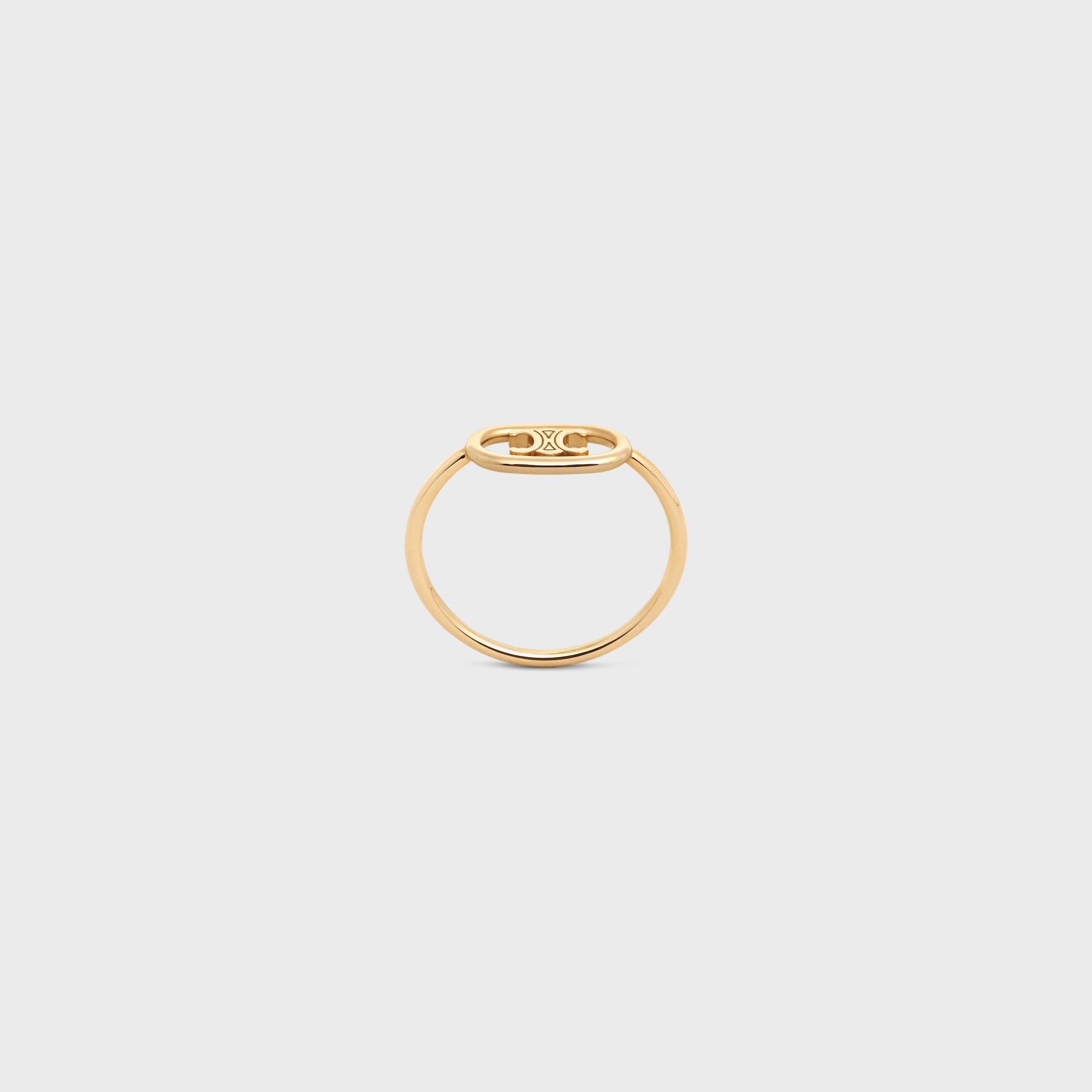 CELINE Maillon Triomphe Ring in Yellow Gold