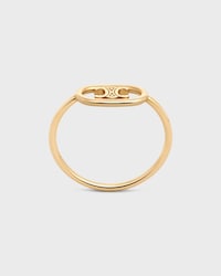 Maillon Triomphe Ring in Yellow Gold - YELLOW GOLD -  - 1 | CELINE