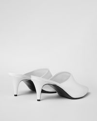 SATIN MIDI MULE - WHITE -  - 2 | CELINE