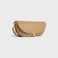 LITTLE HALFMOON SOFT TRIOMPHE IN SUPPLE SHINY LAMBSKIN - SANDCASTLE - SOFT TRIOMPHE - 2 | CELINE