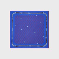AVENUE FOCH BANDANA 55 - BLUE/RED -  - 1 | CELINE