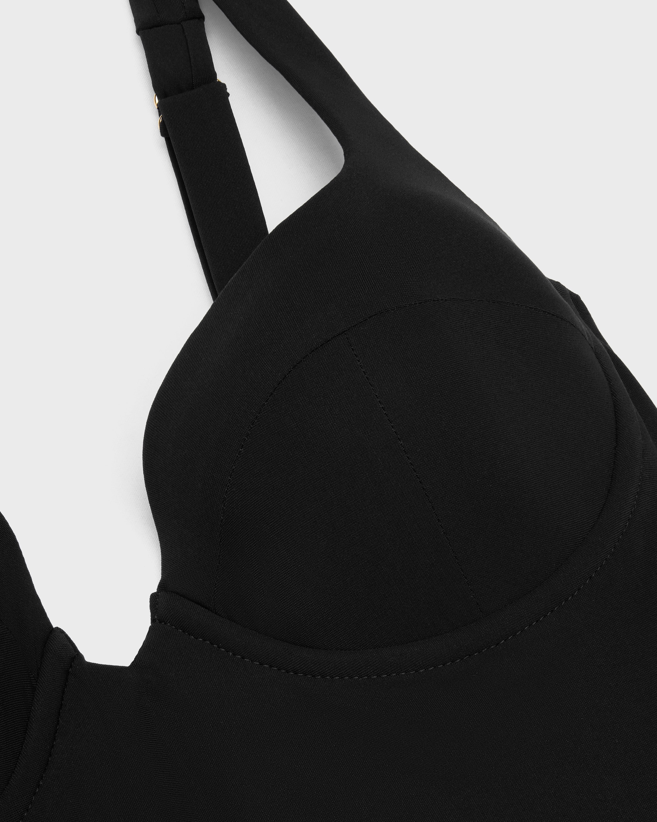 balconette swimsuit IN matte jersey - BLACK | CELINE