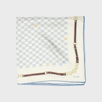 bandana IN heritage silk twill - DENIM -  - 2 | CELINE