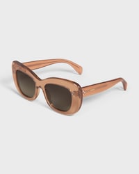 Diane sunglasses in Acetate - TRANSPARENT AMBER -  - 2 | CELINE