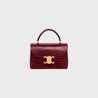 TEEN NINO BAG IN POROSUS CROCODILE - LIGHT BURGUNDY - OFFLINE - 1 | CELINE