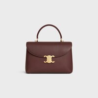 SAC NINO MOYEN MODèLE VEAU SOUPLE Grainé - Châtaigne - NINO - 1 | CELINE