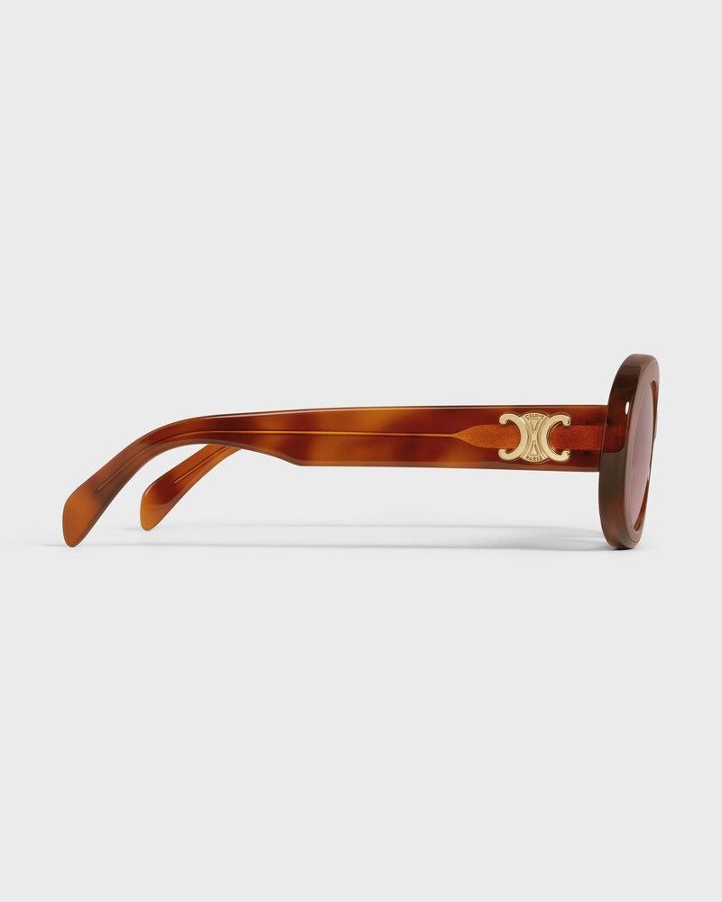 Lunettes de soleil Triomphe 01 en Acétate - HONEY HAVANA -  - 1 | CELINE