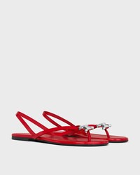 BIKI SANDALEN AUS KALBSLEDER - ULTRA-ROT -  - 2 | CELINE