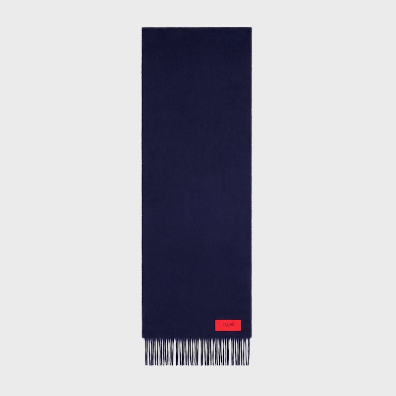 scarf IN cashmere - NAVY -  - 1 | CELINE