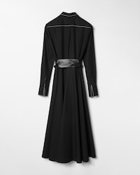 VESTIDO EN TELA DE ALGODÓN - NEGRO -  - 2 | CELINE
