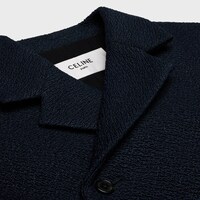 cavaliere jacket IN viscose and wool natté - NAVY -  - 2 | CELINE