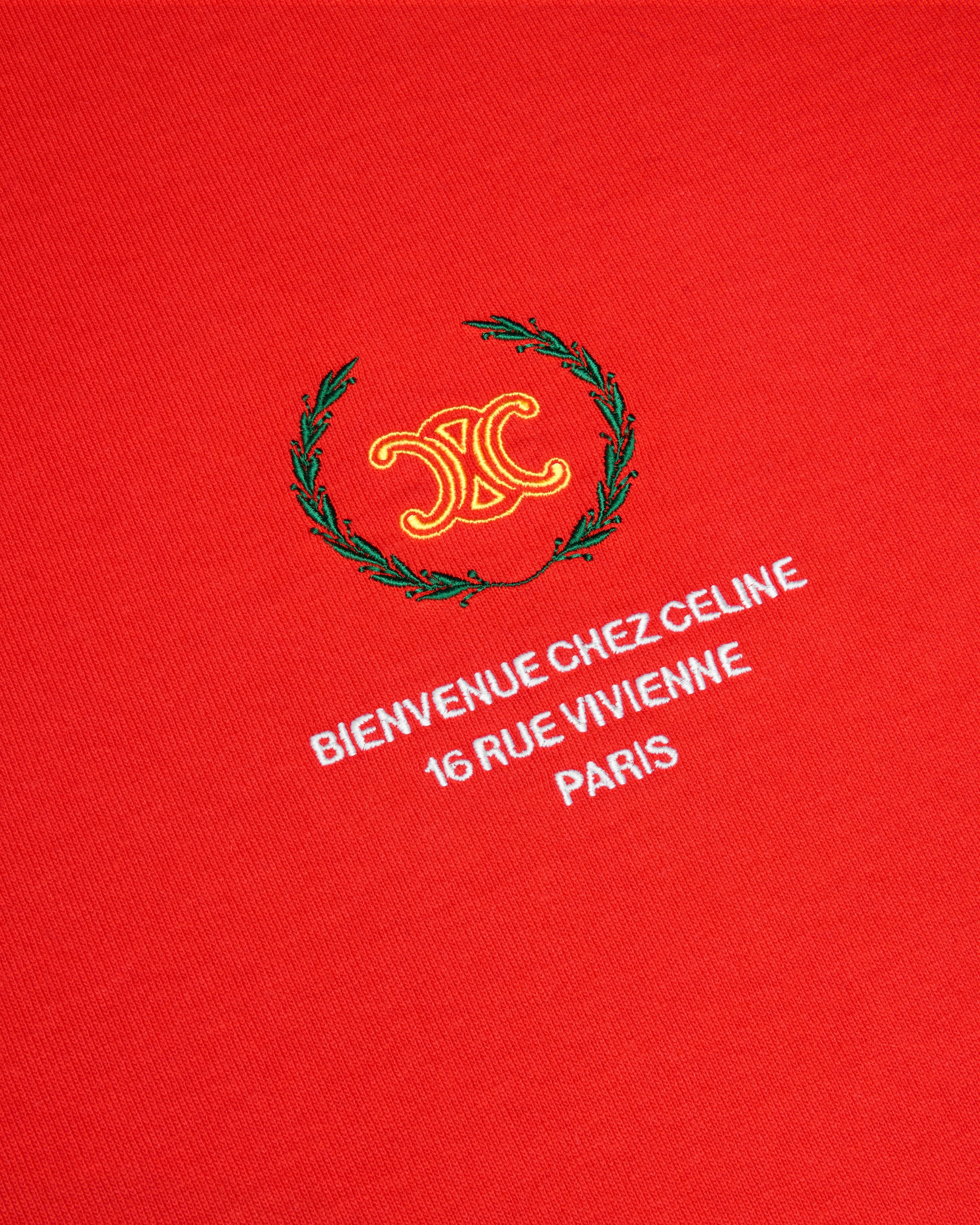t-shirt IN cotton jersey - RED CYCLIST/ YELLOW | CELINE
