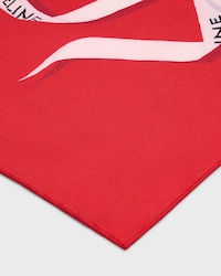 square IN silk twill - RED/WHITE/BLUE -  - 2 | CELINE