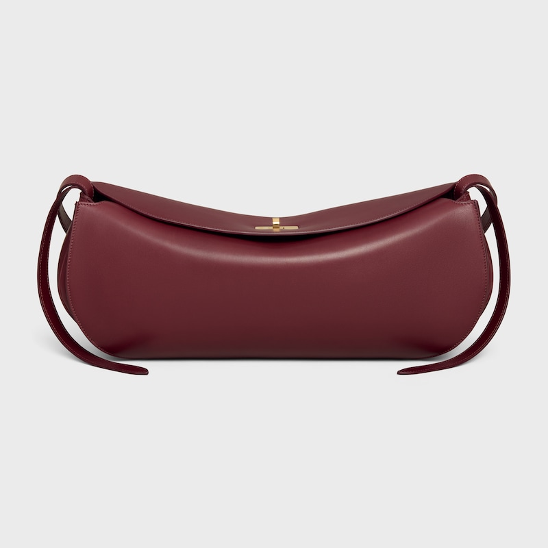 BIG HOT DOG IN supple natural calfskin - SYRAH - CROSS-BODY BAGS - 1 | CELINE